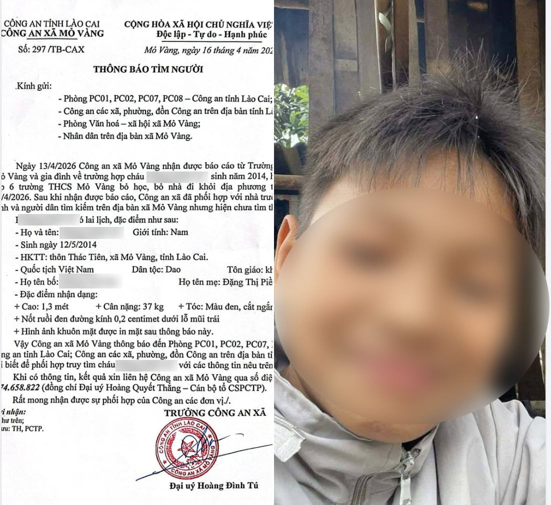 Bé trai mất t&ích ở Mỏ V&àng: Chi tiết gây sốc từ lãnh đạo xã - Ảnh 1.